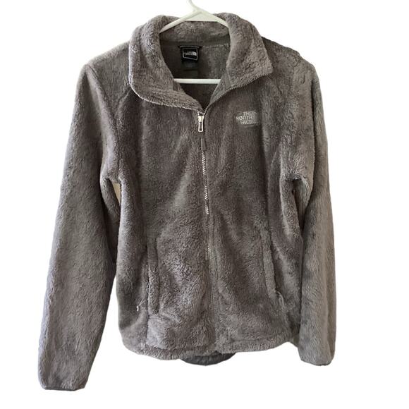 North Face Velour Zip Up Jacket Fuzzy Size XS Petite - Picture 1 of 6
